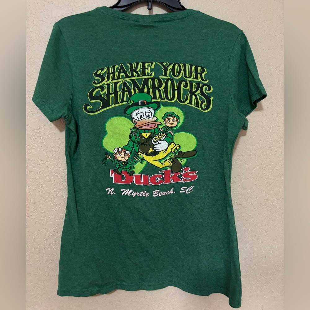 Womens Shake Your Shamrocks T Shirt Saint Patricks Day - Duck’s Myrtle Beach